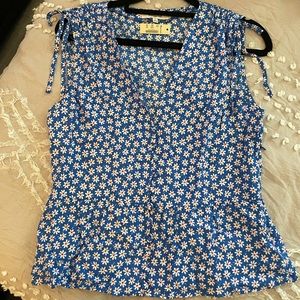 NWT - Madewell Daisy print top size 2